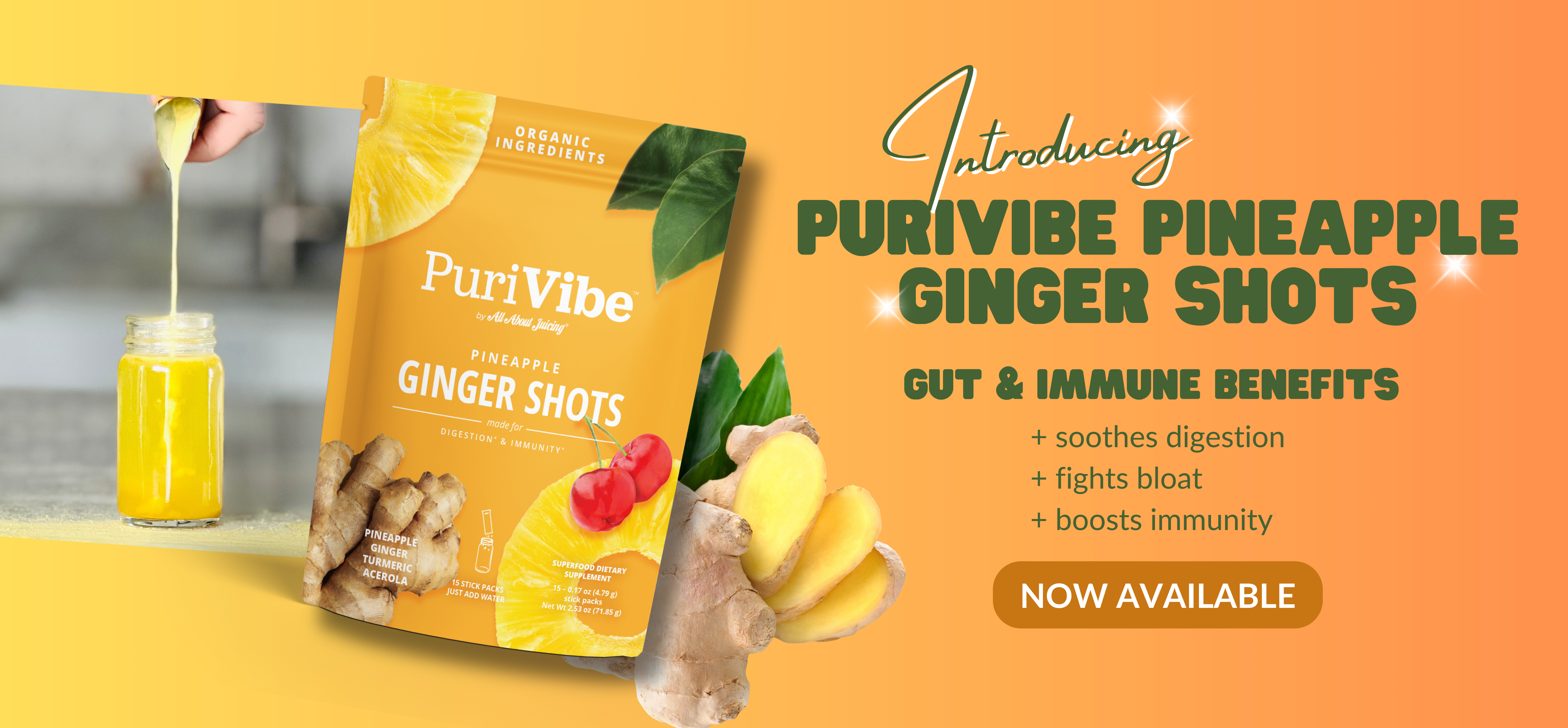 PuriVibe Ginger Shots