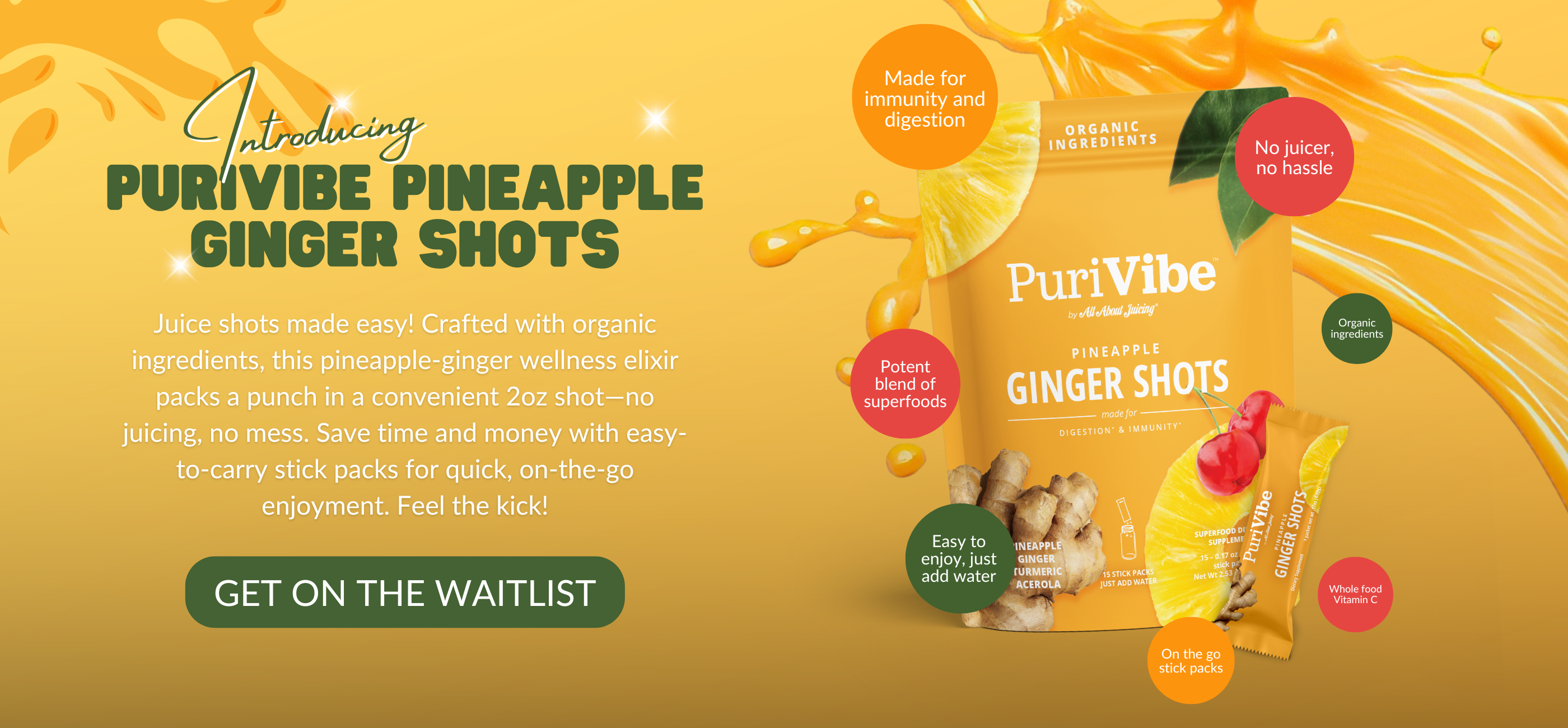 PuriVibe Ginger Shots