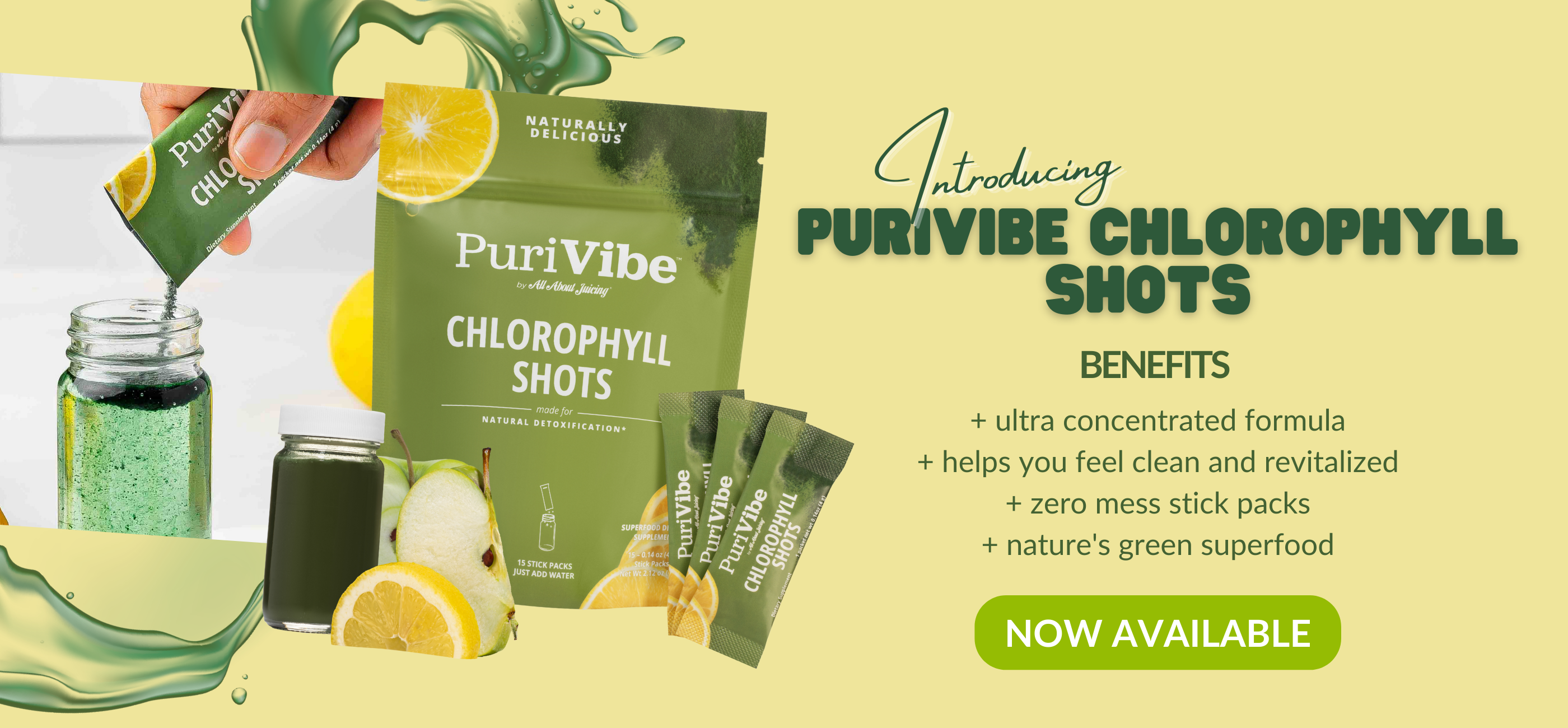 PuriVibe Chlorophyll Shots